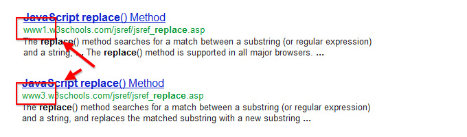More w3schools subdomains