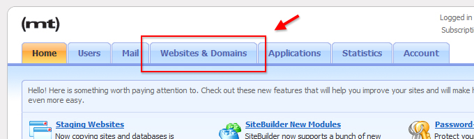 Open Websites & Domains