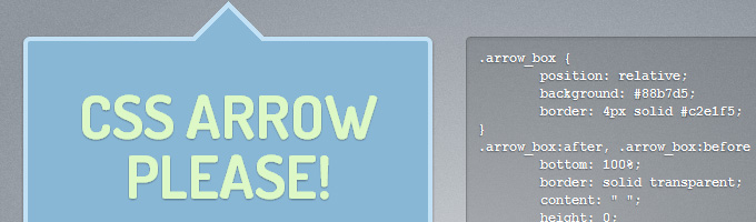 CSS Arrow Please CSS Arrow Please