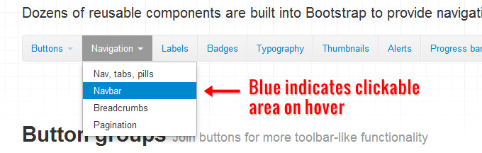 Bootstrap's dropdown Bootstrap's dropdown