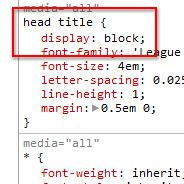 Default Display Values for Different HTML Elements