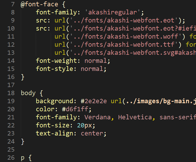 Editing CSS with Zenburn Editing CSS with Zenburn