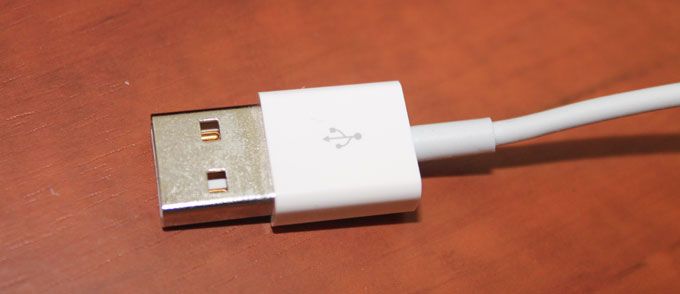 Apple's USB plug