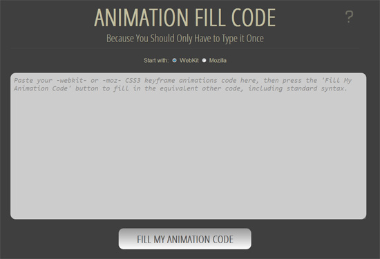 Animation Fill Code Animation Fill Code