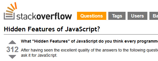 Hidden Features of JavaScript